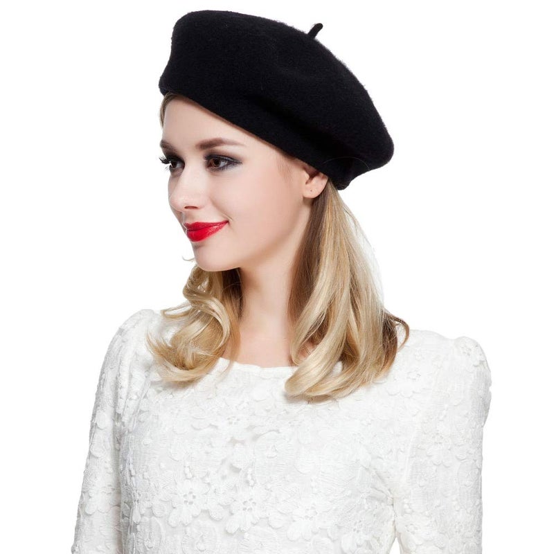 Jolbndcv 6 PCS Beret Hat French Beanie Outdoor Winter Fashion Lady Hat - Image 3
